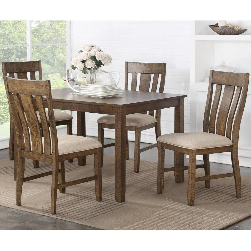 Avalon Furniture Mill Road 550120018 5 Piece Rectangular Table and